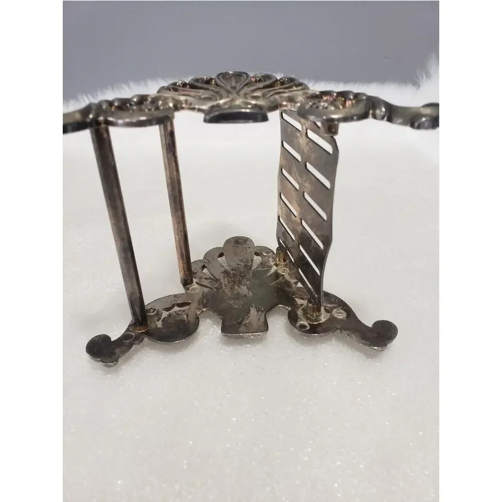 1970s Towle Silversmith Italian Knife Holder Caddy Reproduction Victorian gothic